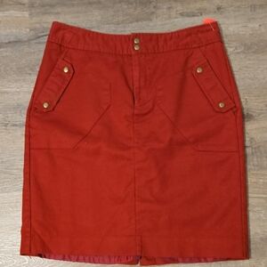 Worthington Red Pencil Skirt